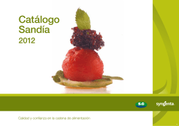 Catálogo Sandía 2012