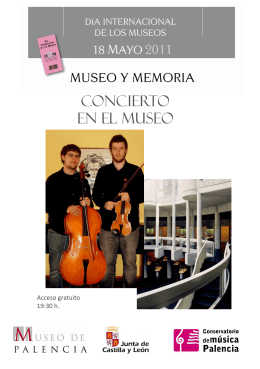 folleto concierto