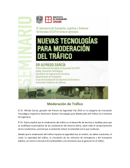 Moderación de Tráfico - Instituto de Ingeniería, UNAM