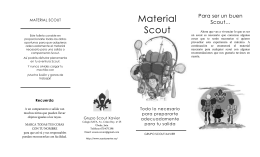 Material Scout - Grupo Scout Xavier