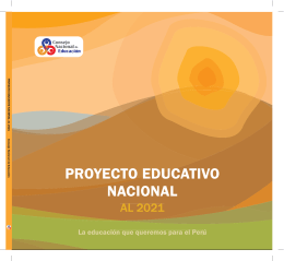 proyecto educativo nacional proyecto educativo nacional