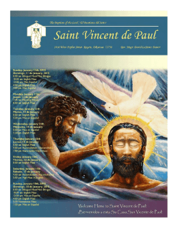 Nuestra Misión - St. Vincent de Paul