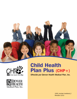 Child Health Plan Plus (CHP+)