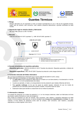 Guantes Térmicos (pdf, 295 Kbytes)