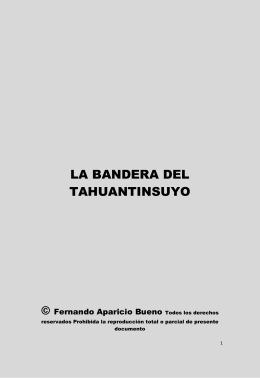 LA BANDERA DEL TAHUANTINSUYO - SIAR Cusco