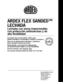 ARDEX FLEX SANDED™ LECHADA