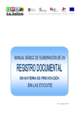 Manual Básico de Elaboración de un Registro Documental en