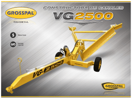 Constructora de Canales Zanjadora VG 2500