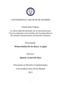 UNIVERSIDAD CARLOS III DE MADRID TESIS DOCTORAL