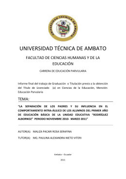 UNIVERSIDAD TÉCNICA DE AMBATO