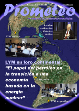 LYM en foro continental: “El papel del petróleo en la transición a