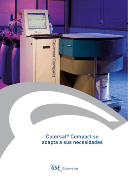Colorsat® Compact se adapta a sus necesidades