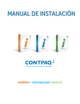 Manual de Instalación CONTPAQ i®