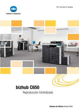 bizhub C650 - Fotocopiadoras Konica Minolta en Madrid