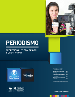 PERIODISMO - Universidad Finis Terrae