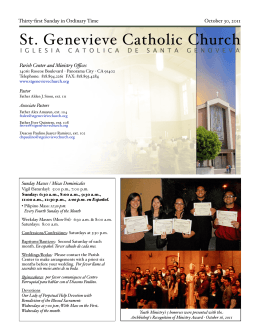 513378 St Genevieve 103011 - St. Genevieve`s Catholic Church