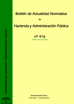 Nº 416 - Junta de Andalucía