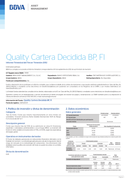Quality Cartera Decidida BP, FI