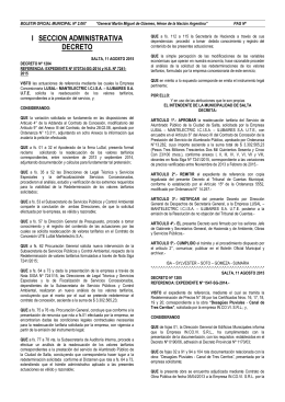 Descargar Boletín Oficial - Gobierno de la Ciudad de Salta