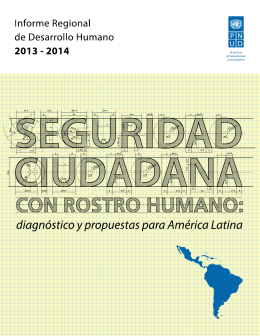 Informe de Desarrollo Humano para América Latina