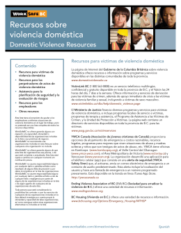 Domestic Violence in the Workplace