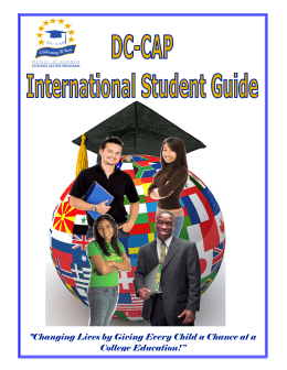 DC-CAP International Student Guide