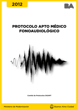 protocolo apto médico fonoaudiológico
