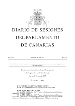 Formato PDF - Parlamento de Canarias