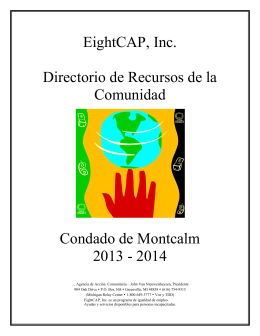 EightCAP, Inc. Directorio de Recursos de la