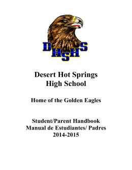 Desert Hot Springs High School - psusd.us
