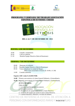 PP-ENC-01.02 Programa ASIC - Asociación Española de Ictiosis