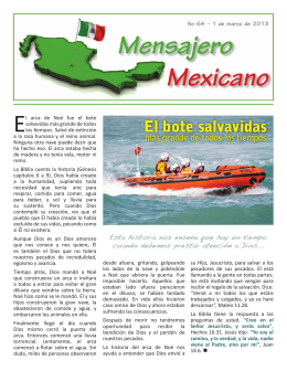 El bote salvavidas - Mensajero Mexicano