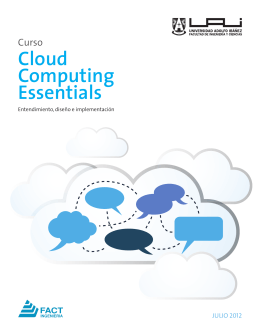 Cloud Computing Essentials - Universidad Adolfo Ibáñez