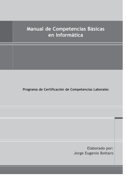Manual de Competencias Básicas en Informática