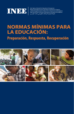 NORMAS MíNIMAS PARA LA EDUCACIóN: Preparación