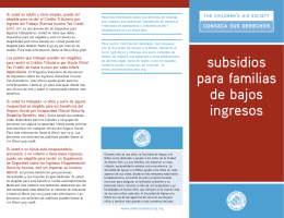 Subsidios para Familias de Bajos Ingresos