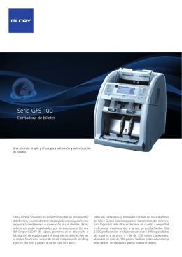 Serie GFS-100 - Glory Global Solutions