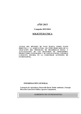 solicitud unica - Junta de Extremadura
