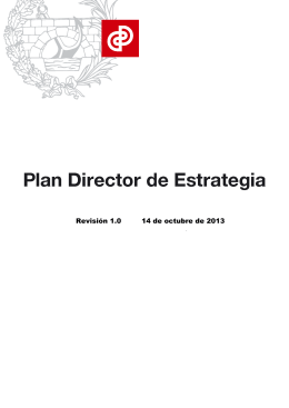 Plan Director de Estrategia - Colegio de Ingenieros de Caminos