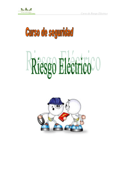 Manual RIESGO ELÉCTRICO