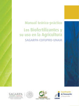 Manual. Los biofertilizantes y su uso en la agricultura