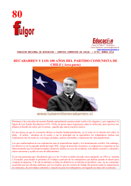 Fulgor 80 - Inicio - Partido Comunista de Chile