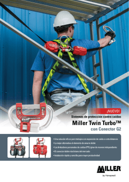 Sistemas de protección contra caídas Miller Twin Turbo™ con