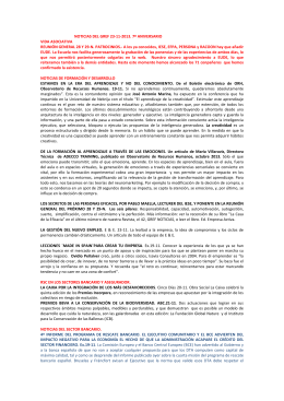 Noticias del GREF. Envío del 23 de noviembre de 2013. Archivo PDF