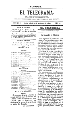 Año III, núm. 331, sábado 29 de noviembre de 1890