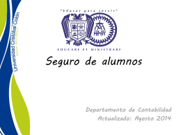 Seguro de alumnos - Universidad Cristóbal Colón