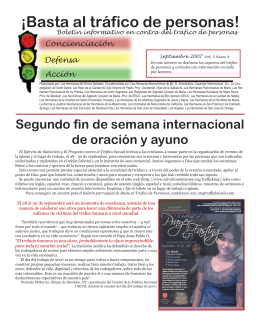 2007 Núm. 9 - Stop Trafficking Newsletter