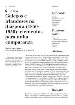 Galegos e irlandeses na diáspora (1830