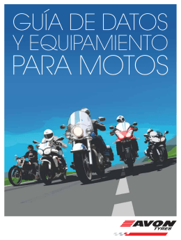 Y EQUIPAMIENTO - Avon Motorcycle Tyres North America