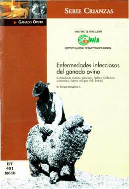 Enfermedades infecciosas del ganado ovino